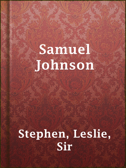 Cover image for Samuel Johnson